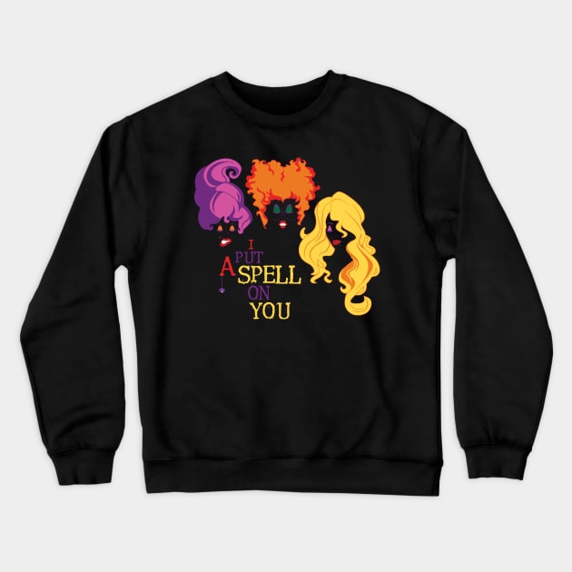 Sanderson Sisters Spell Crewneck Sweatshirt by ChristopherDesigns